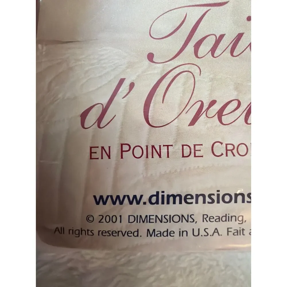 Dimensions Butterfly Dreams Stamped Cross Stitch Pillowcases Set of 2 New